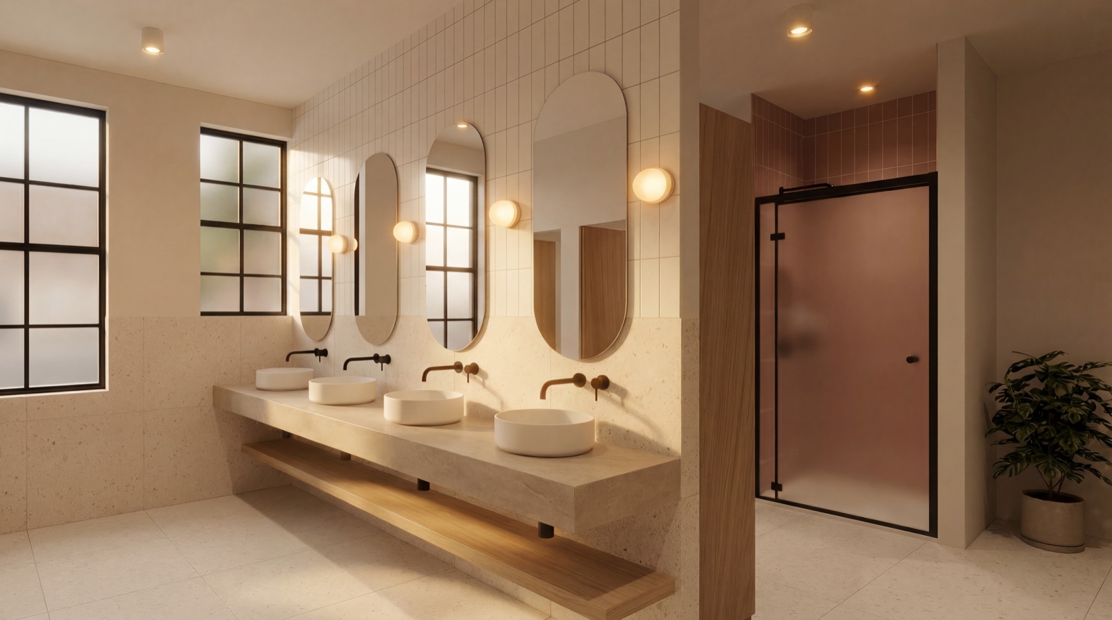 Horizen Gym Cape Town interior render, still 03