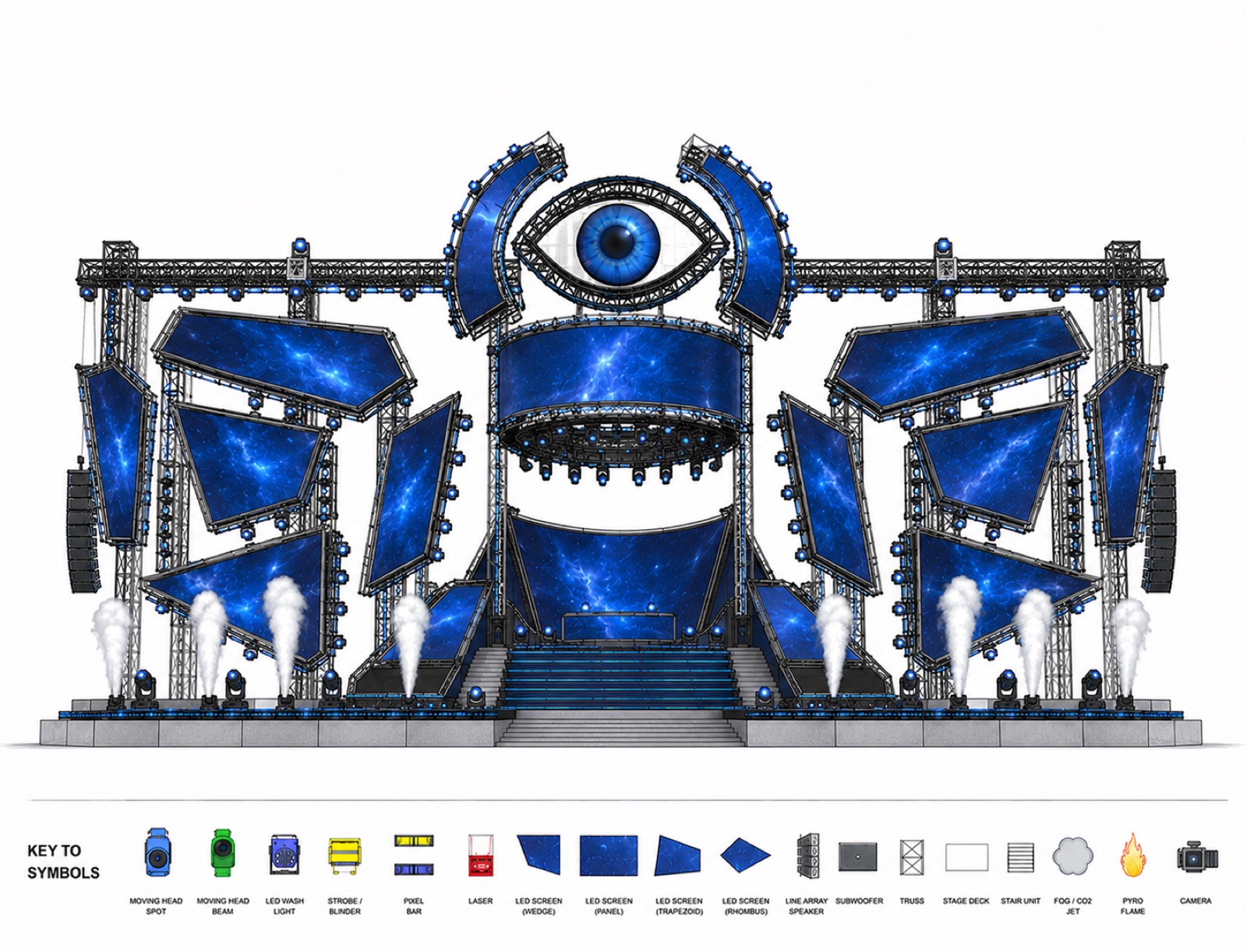 Stage design plan